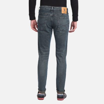 Brandon Slim Tapered Fit Blue Jeans