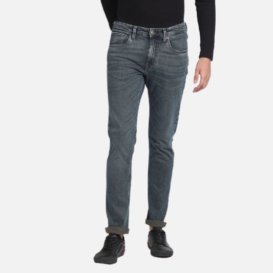 Brandon Slim Tapered Fit Blue Jeans