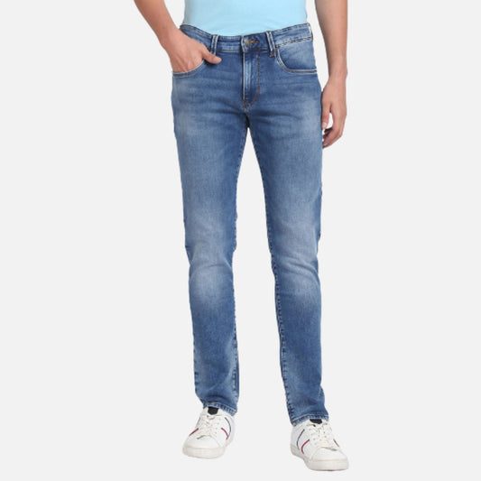 Brandon Slim Tapered Fit Blue Jeans