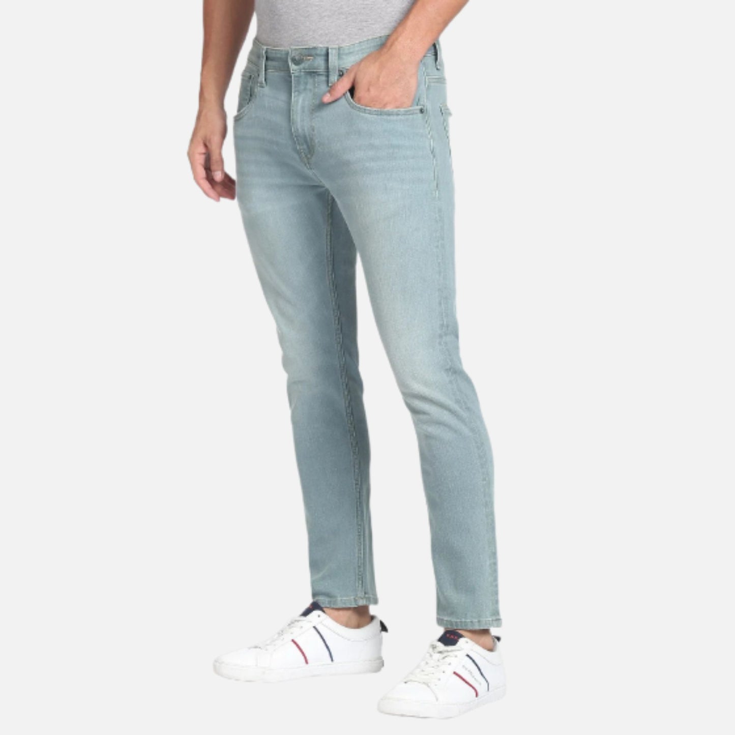 Recycled Cotton Cropped Jeans