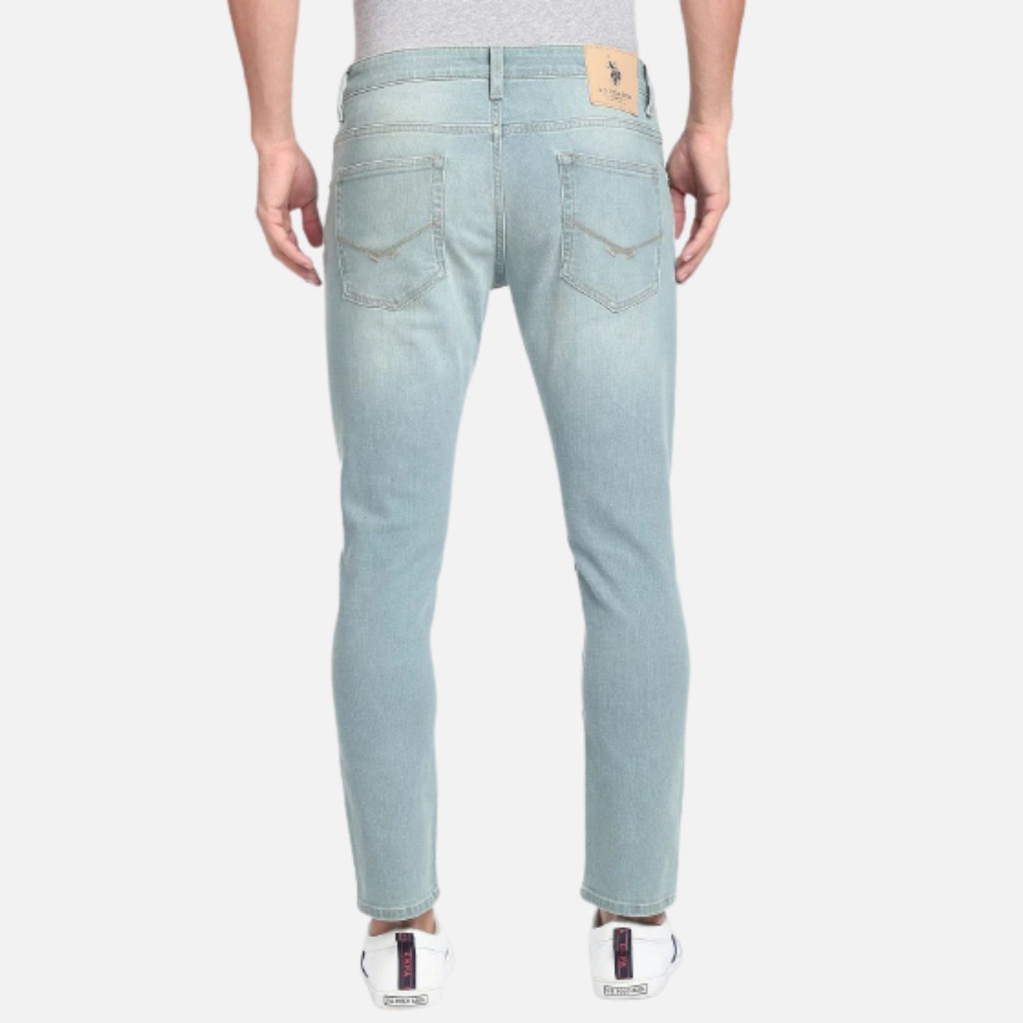 Recycled Cotton Cropped Jeans