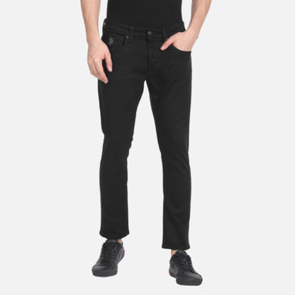 Mid Rise Henry Cropped Fit Jeans