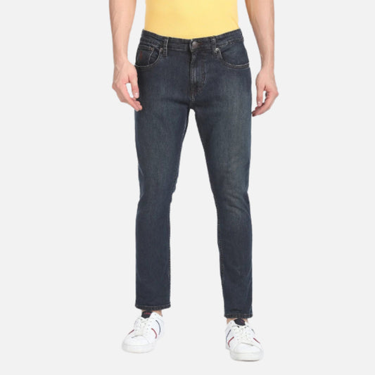 Dark Wash Henry Cropped Jeans