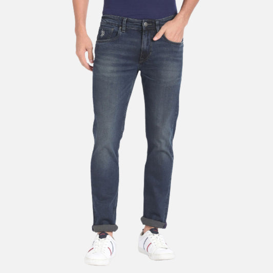 Regallo Skinny Fit Blue Jeans