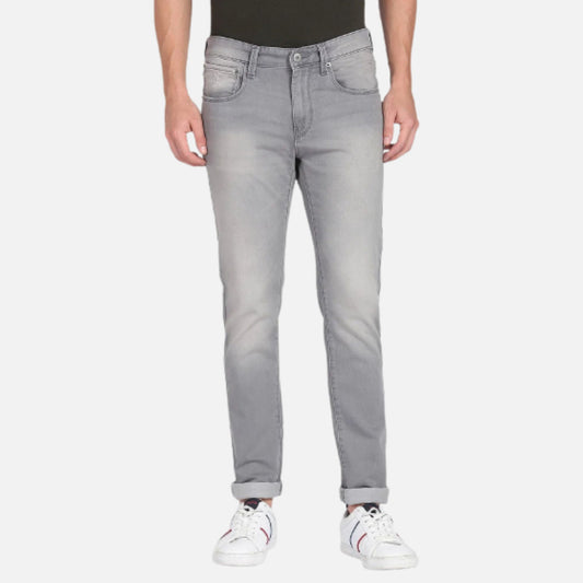 Regallo Skinny Fit Stone Wash Jeans