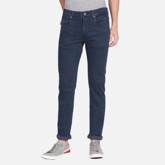 Regallo Skinny Fit Dark Wash Jeans