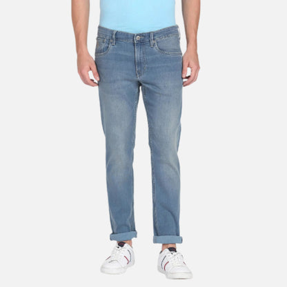 Regallo Skinny Fit Stone Wash Jeans