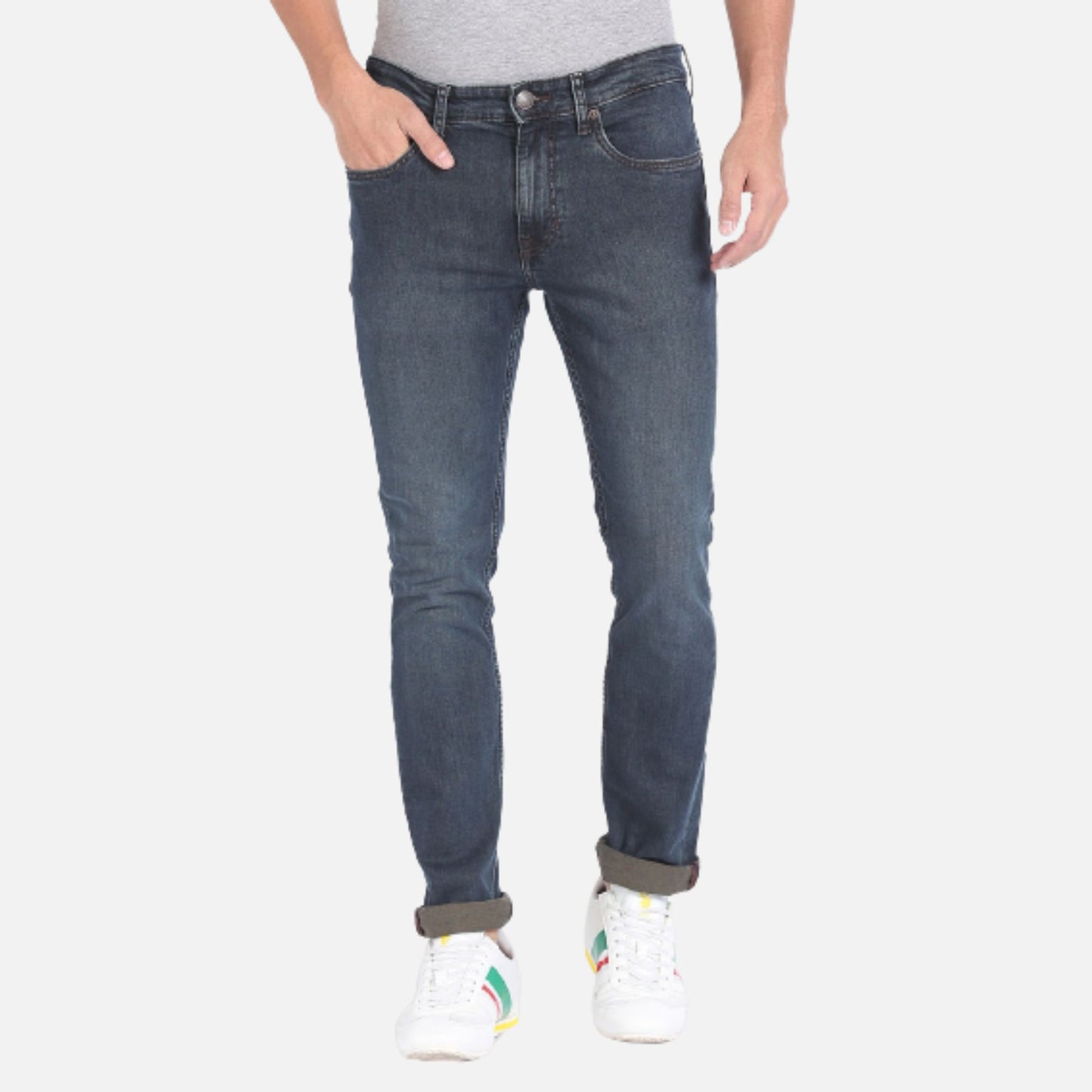 Regallo Skinny Fit Blue Jeans