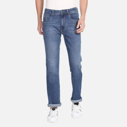 Mid Rise Harold Slim Straight Fit Jeans