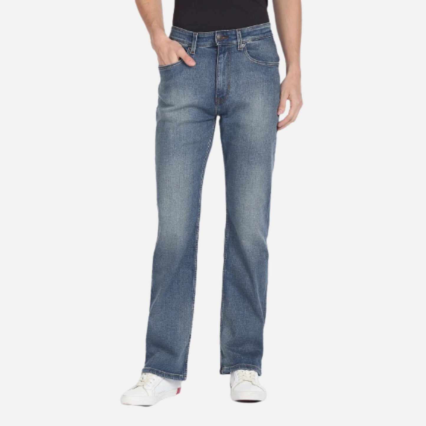 Stone Wash Connor Bootcut Jeans