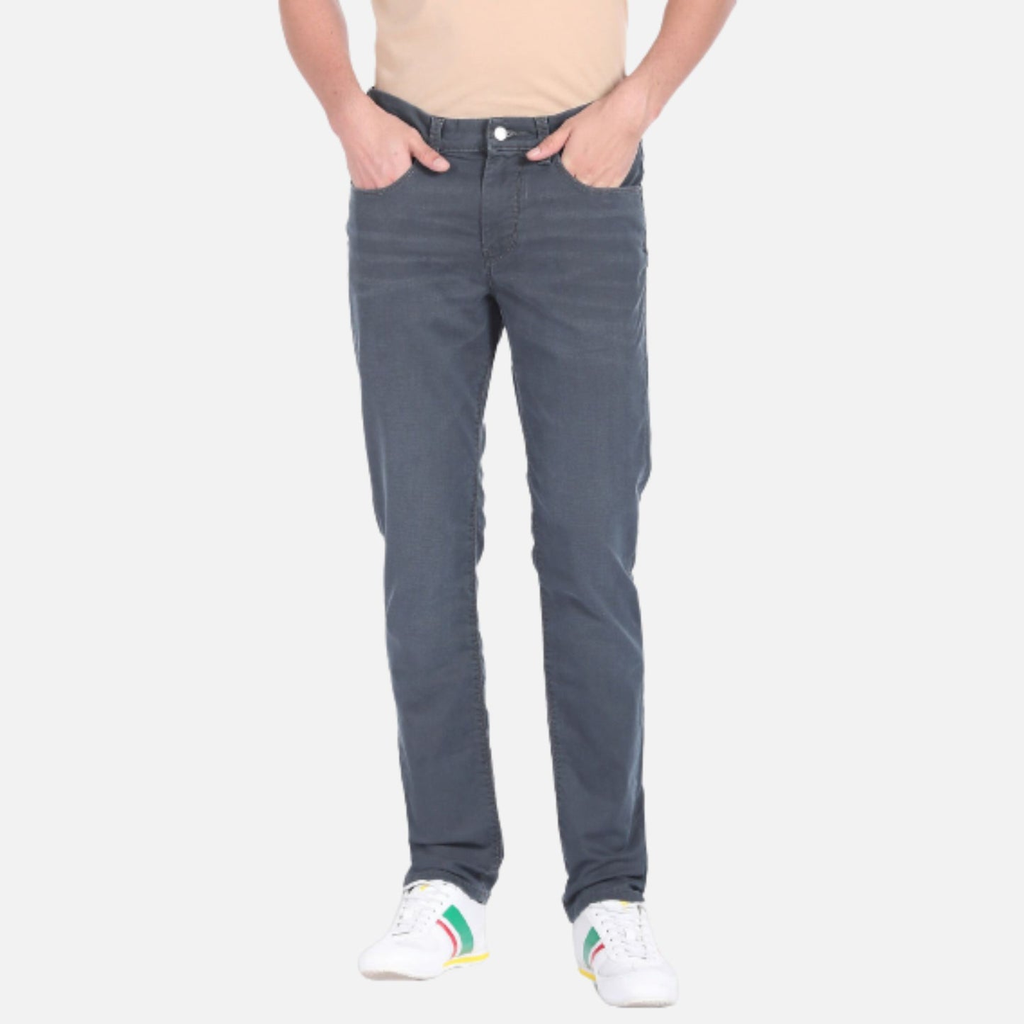 Brandon Slim Tapered Fit Grey Jeans