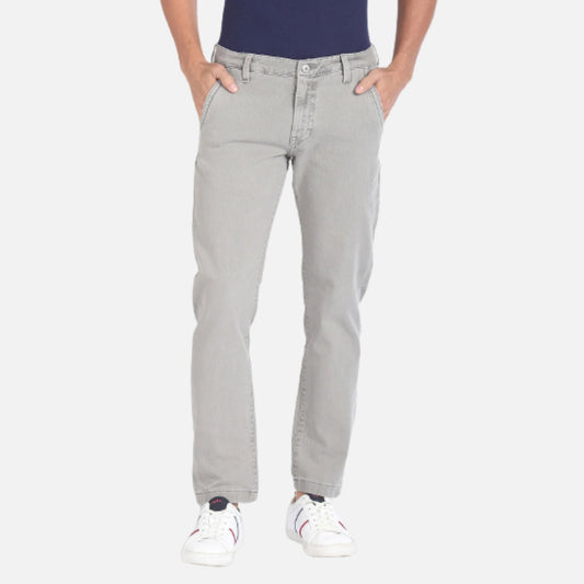 Brandon Slim Tapered Fit Grey Jeans