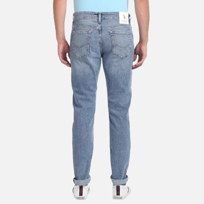 Brandon Slim Tapered Fit Blue Jeans