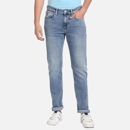 Brandon Slim Tapered Fit Blue Jeans