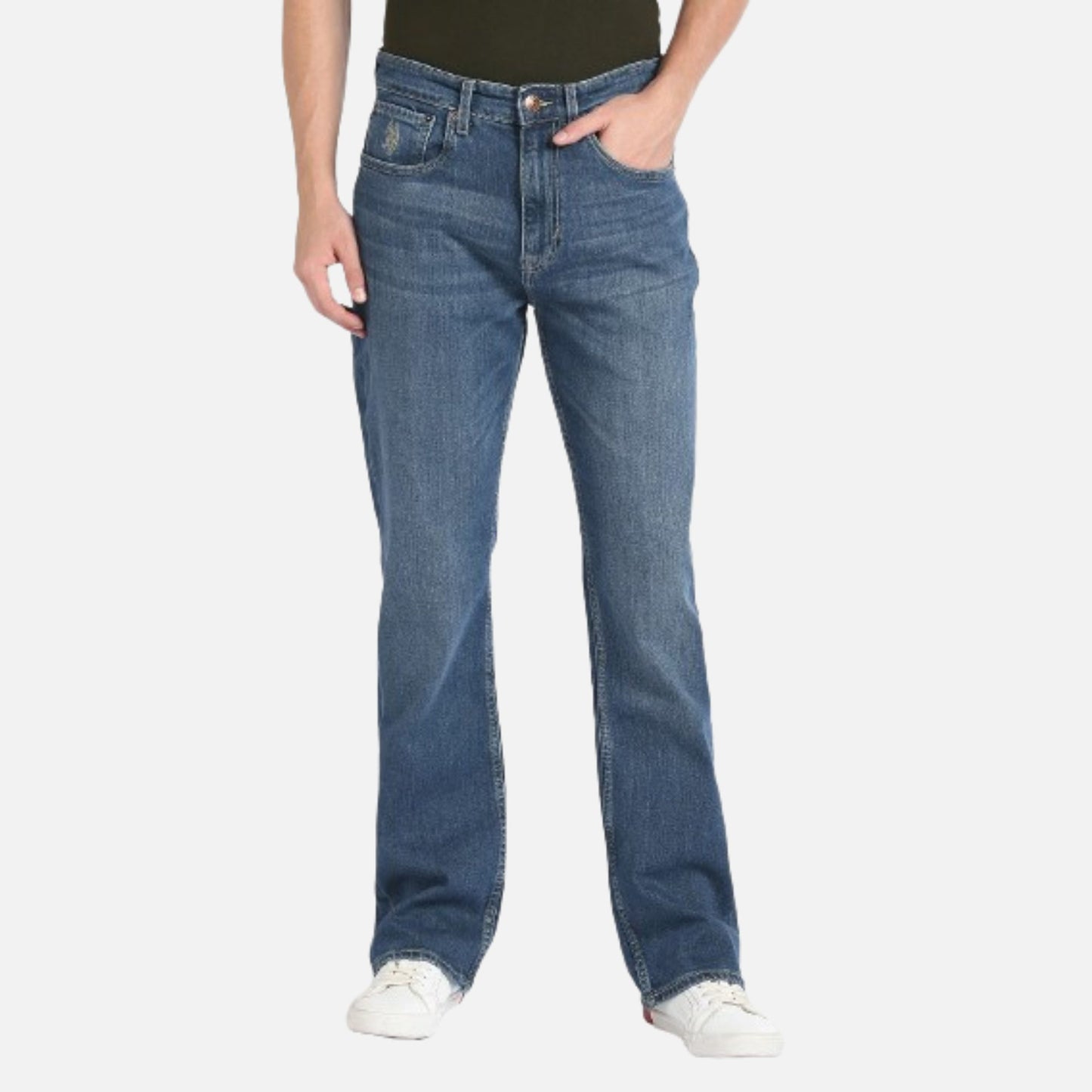 Connor Bootcut Fit Blue Jeans