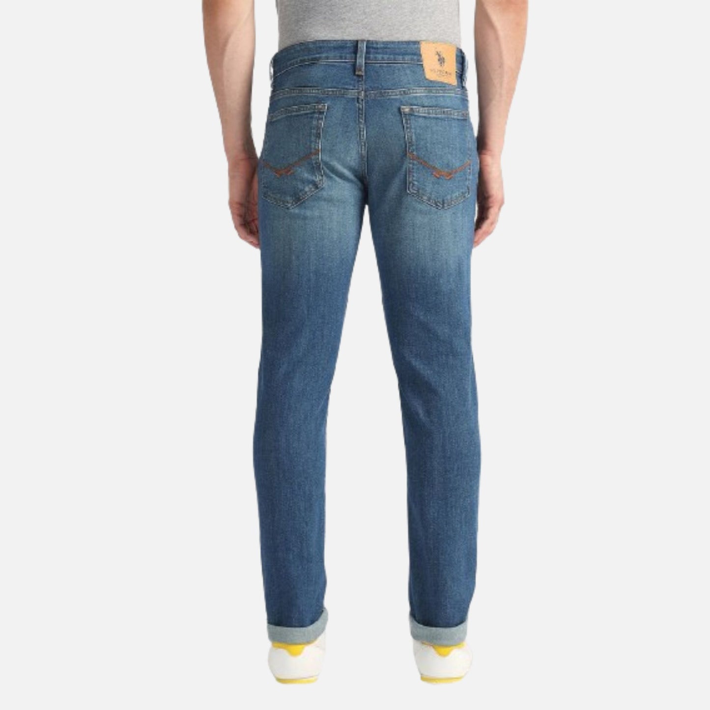 Brandon Slim Tapered Fit Blue Jeans