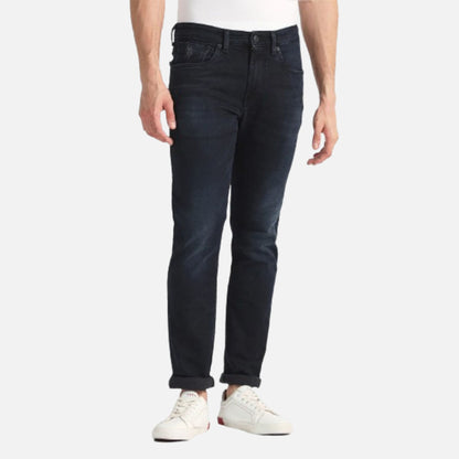 Brandon Slim Tapered Fit Blue Jeans