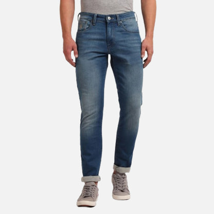 Brandon Slim Tapered Fit Blue Jeans