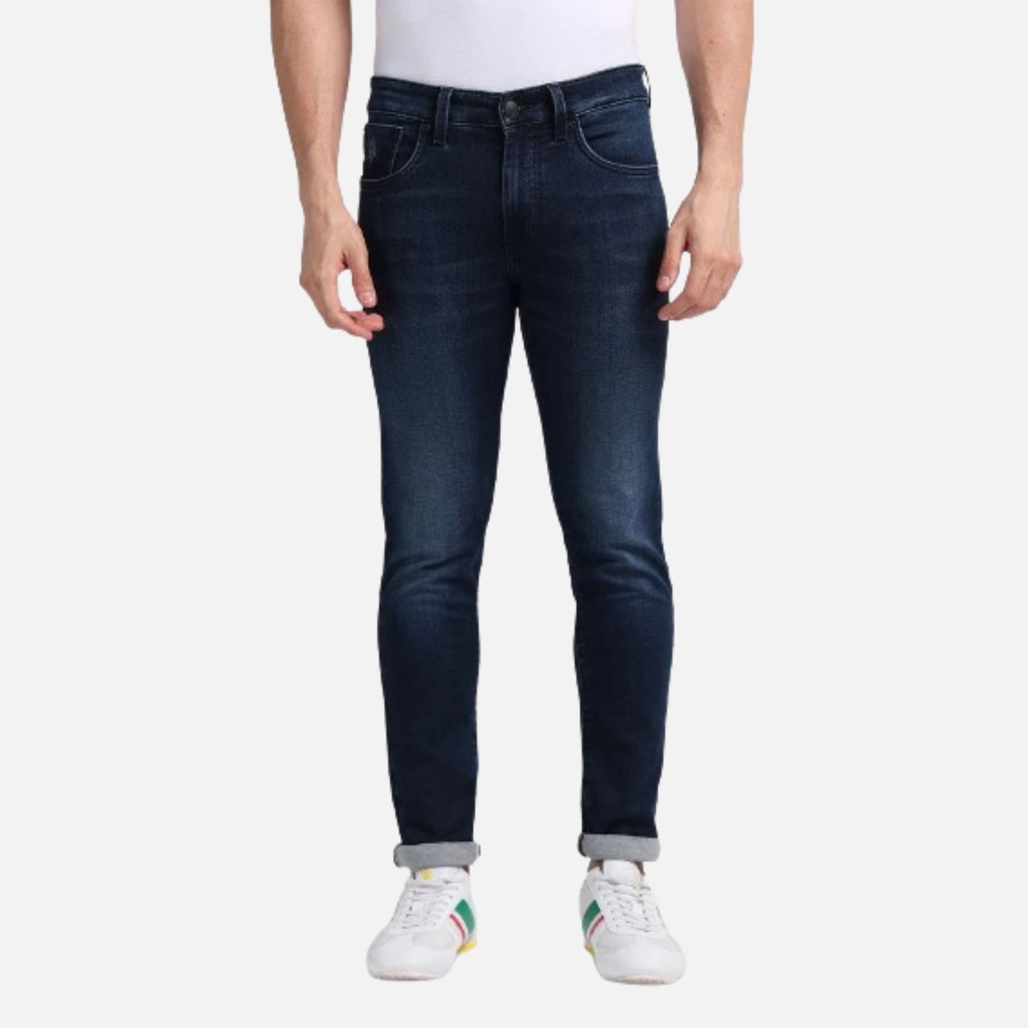 Brandon Slim Tapered Fit Blue Jeans