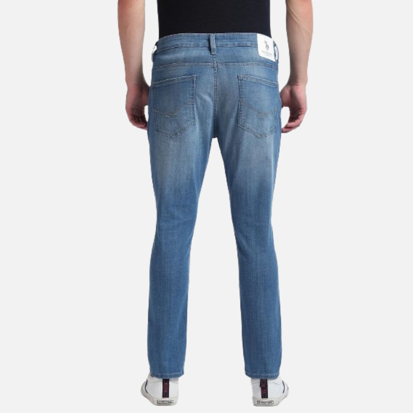 Henry Cropped Blue Jeans