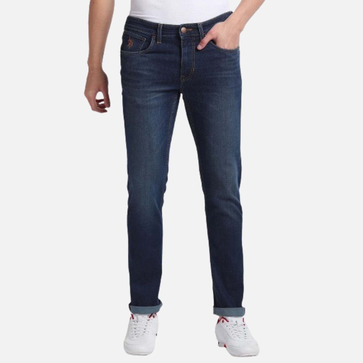 Regallo Skinny Fit Blue Jeans