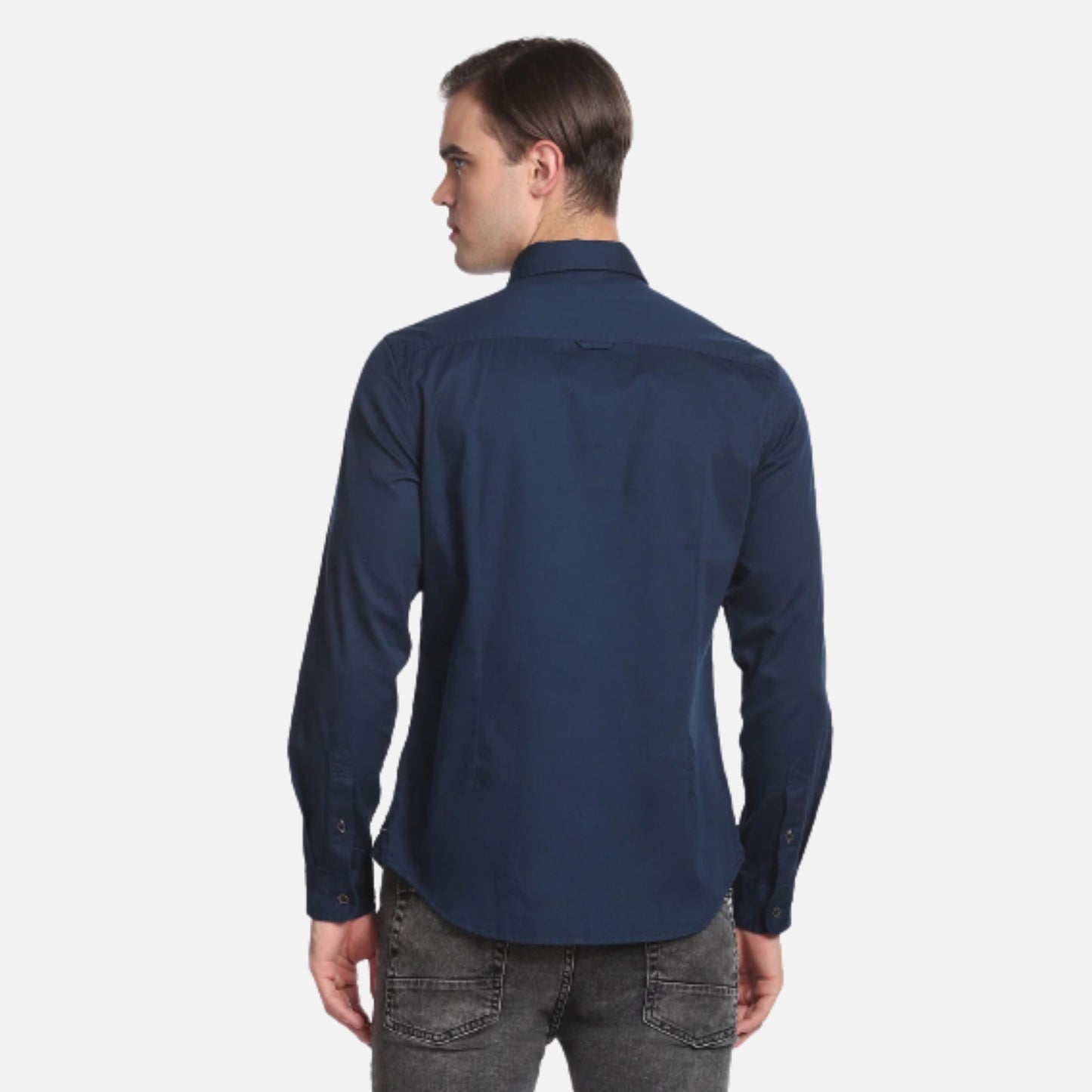 Cotton Solid Twill Shirt