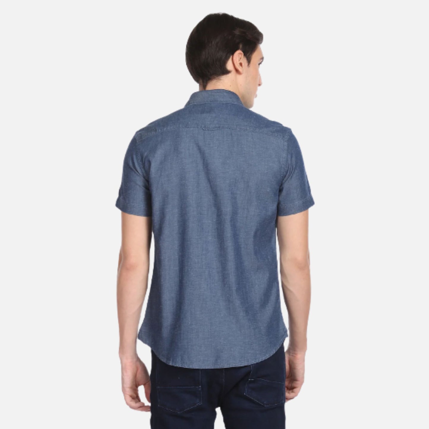 Indigo Classic Solid Chambray Shirt