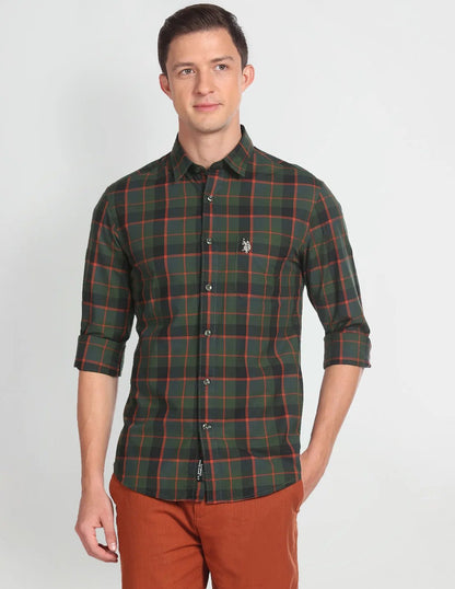 Tartan Check Cotton Shirt