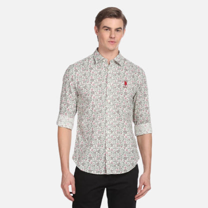 Floral Print Pure Cotton Shirt