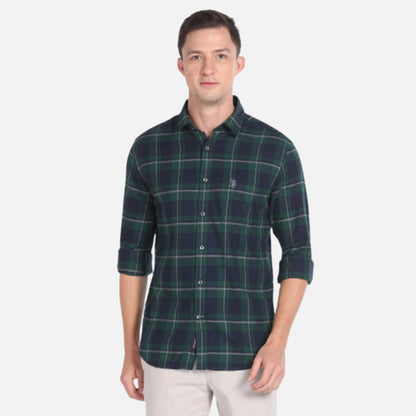 Tartan Check Slim Fit Twill Shirt