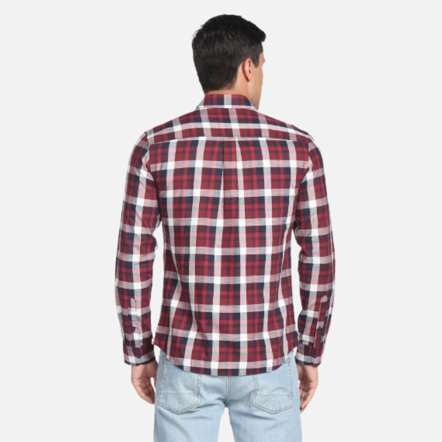 Plaid Check Twill Shirt