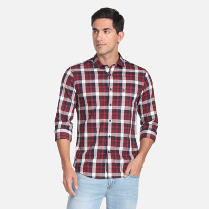 Plaid Check Twill Shirt