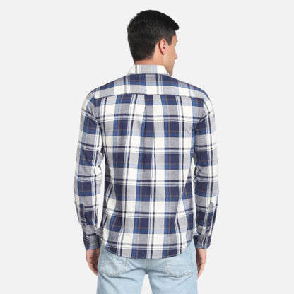 Plaid Check Twill Shirt