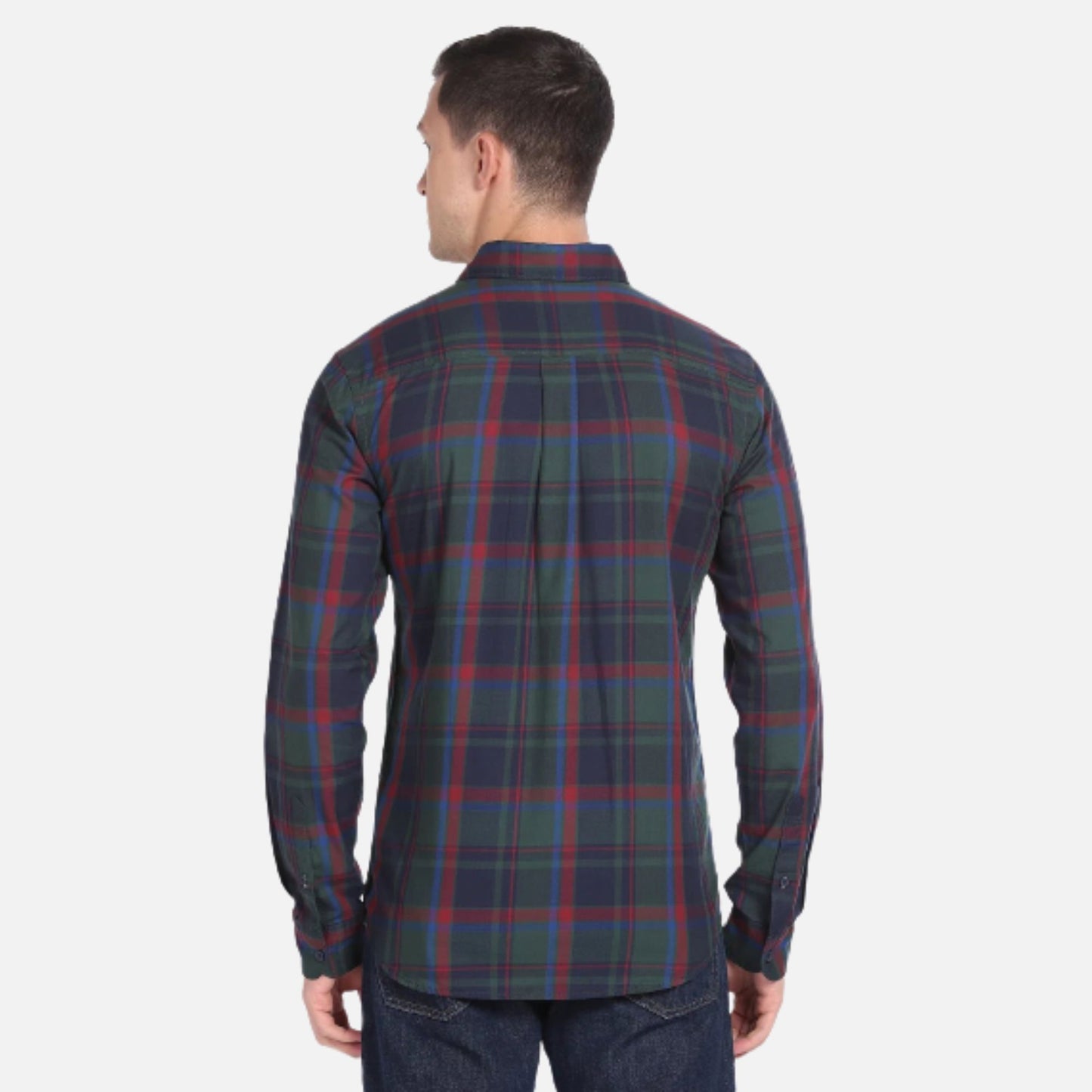 Tartan Check Slim Fit Twill Shirt