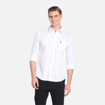 Geometric Print Slim Fit Shirt