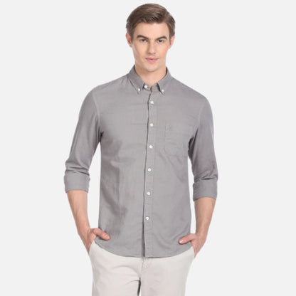 Solid Linen Cotton Shirt