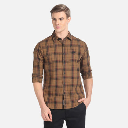 Tartan Check Slim Shirt