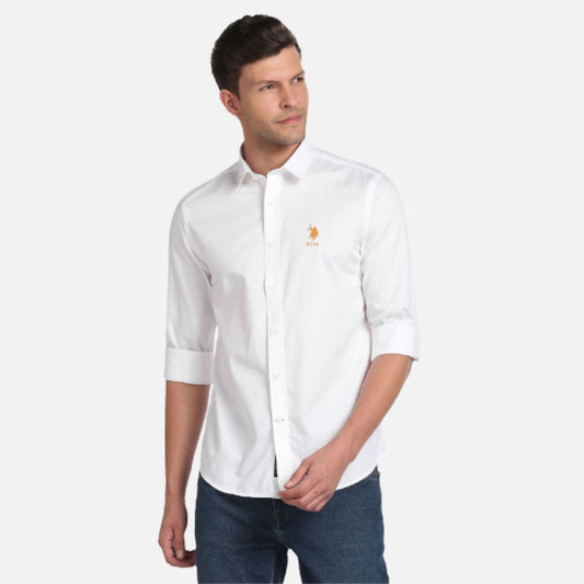 Solid Slim Fit Shirt