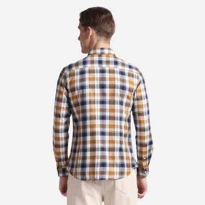 Plaid Check Twill Shirt