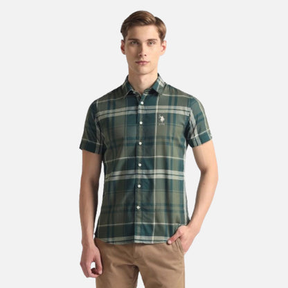 Plaid Check Slim Fit Shirt