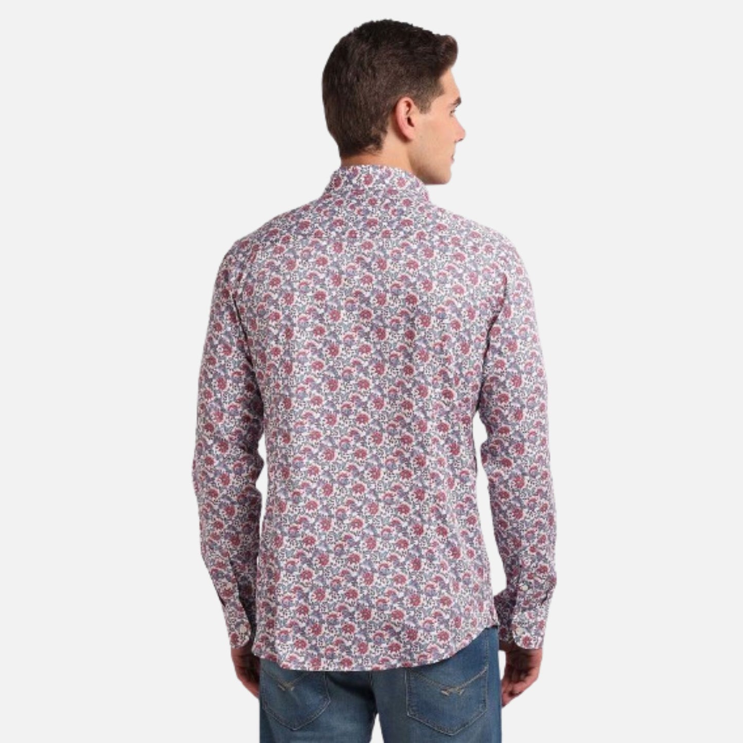 Floral Print Slim Fit Shirt