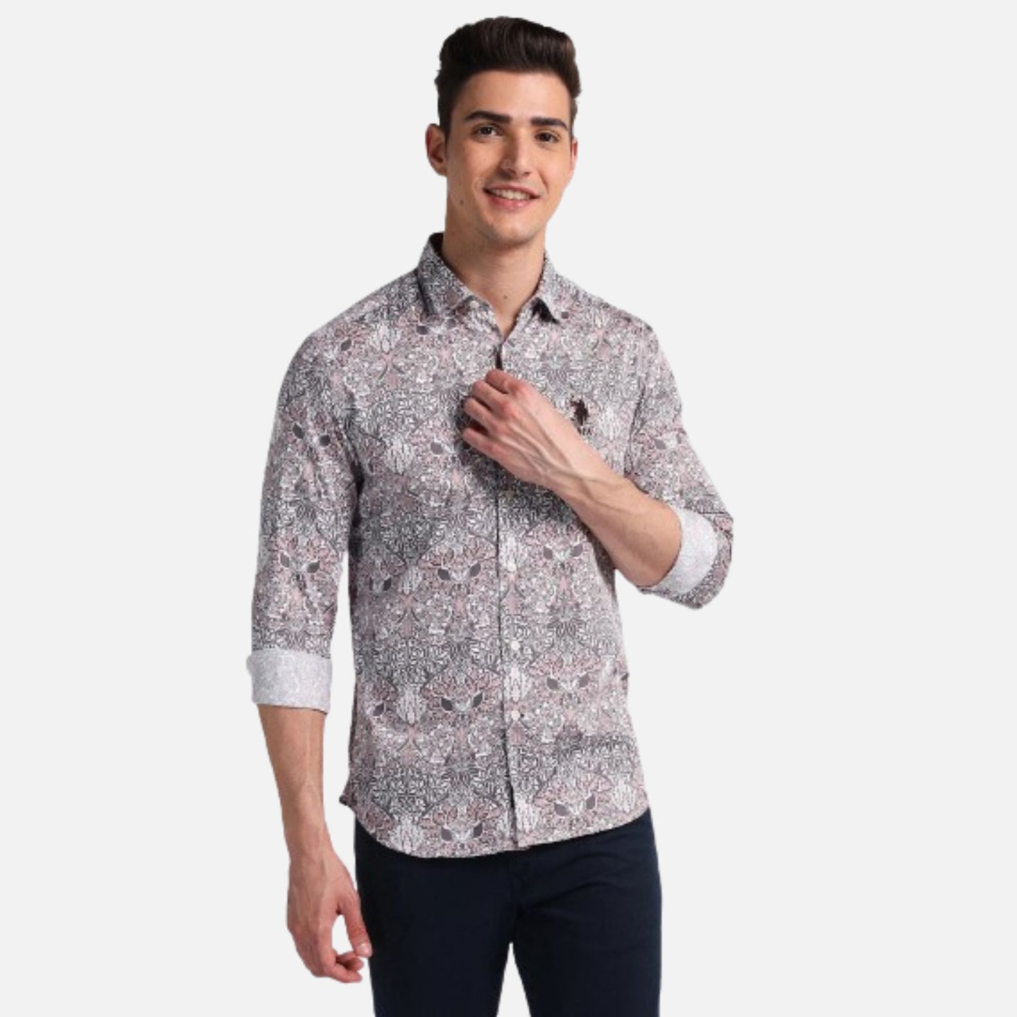 Slim Fit Floral Shirt