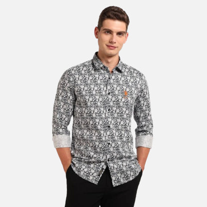 Floral Print Slim Fit Shirt