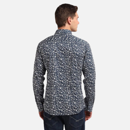 Floral Print Slim Fit Shirt