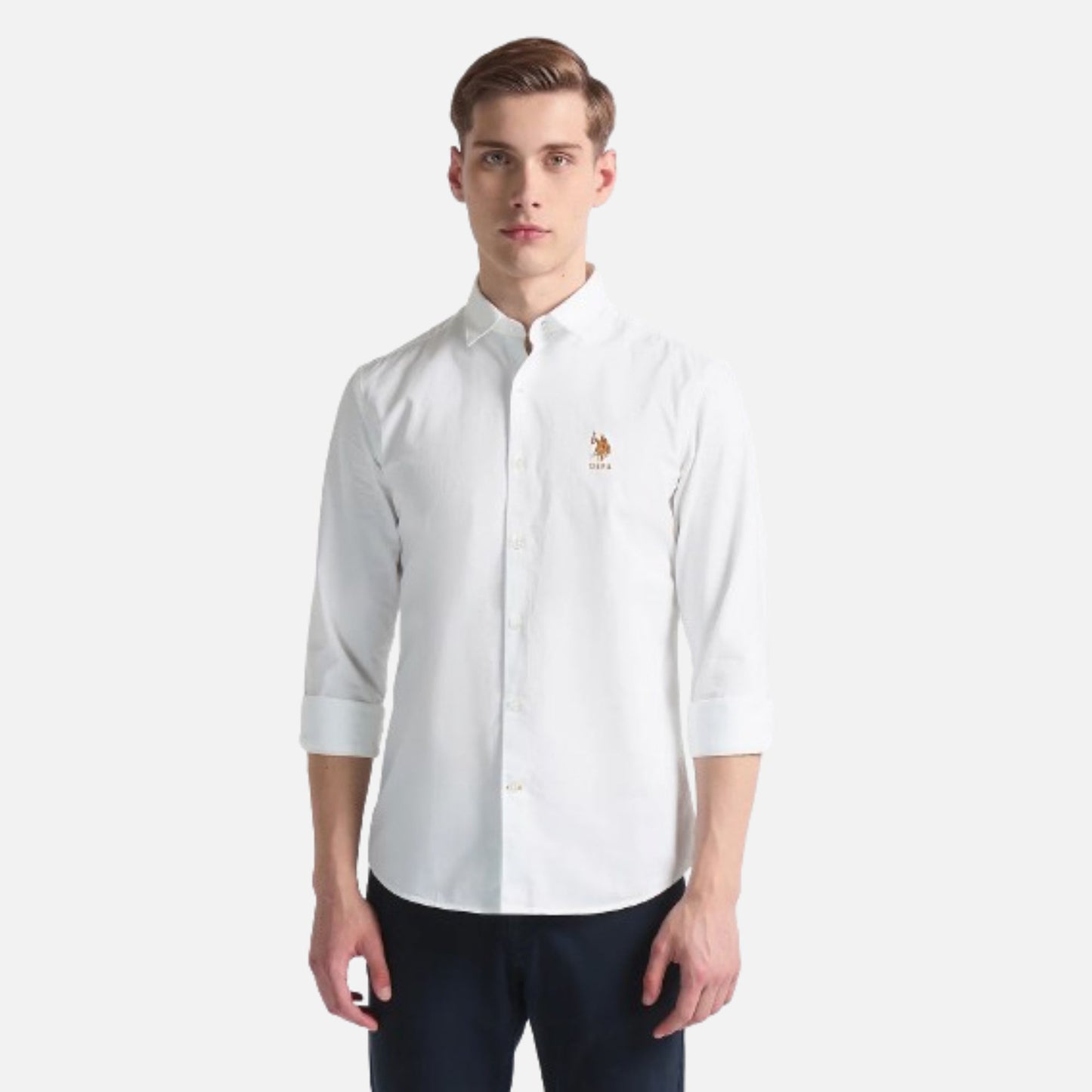 French Placket Solid Shirt