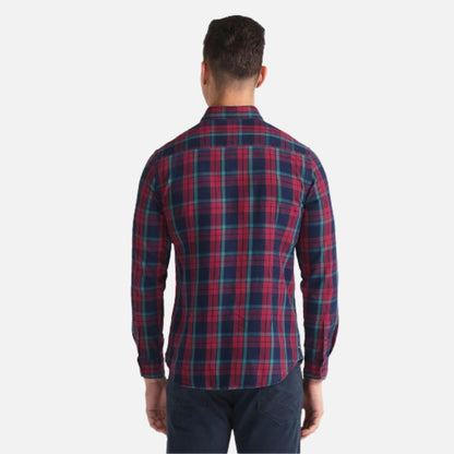 Plaid Check Slim Fit Shirt