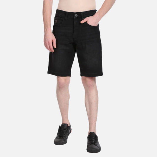 Mid Rise Comfort Slim Fit Shorts