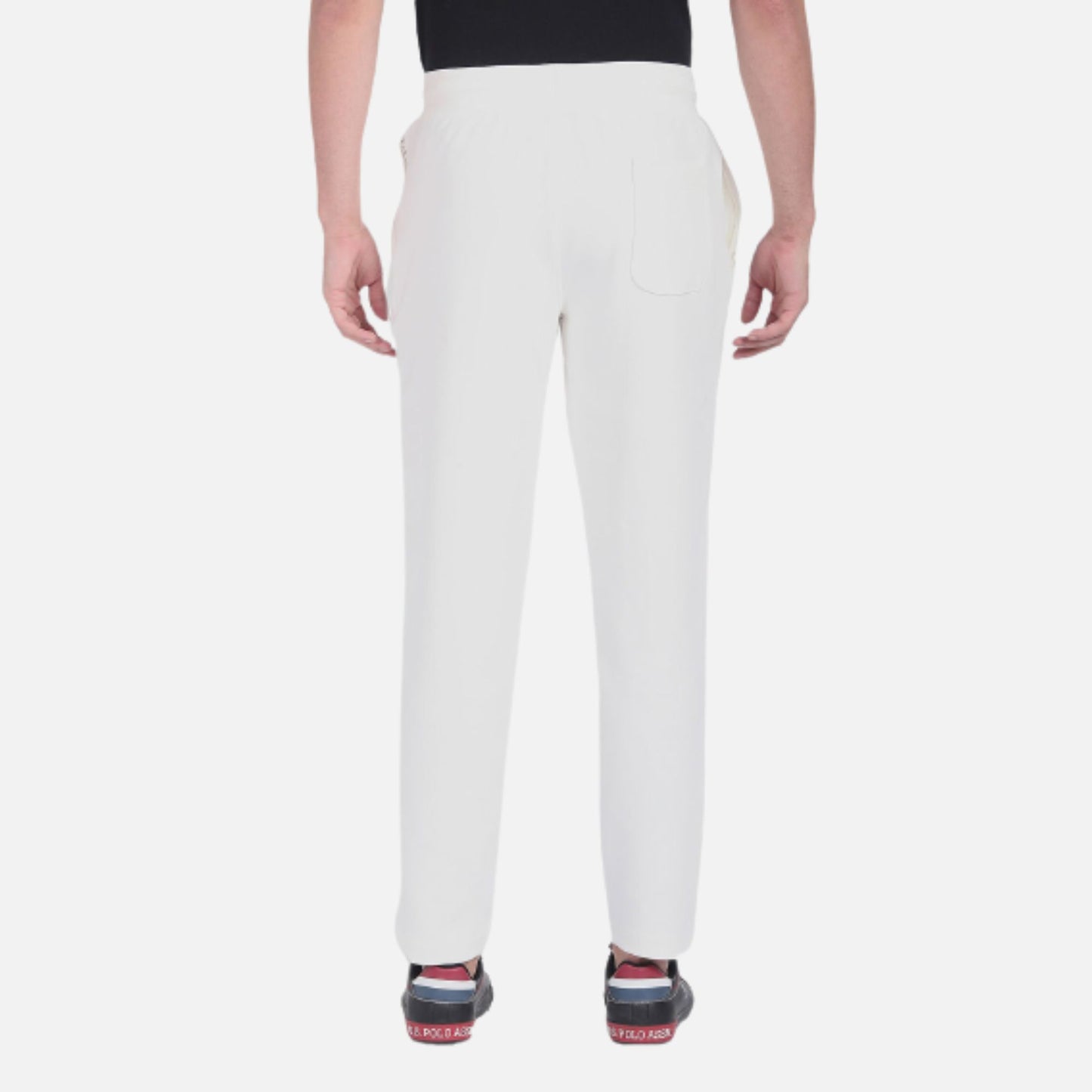 Drawstring Waist Solid Track Pant