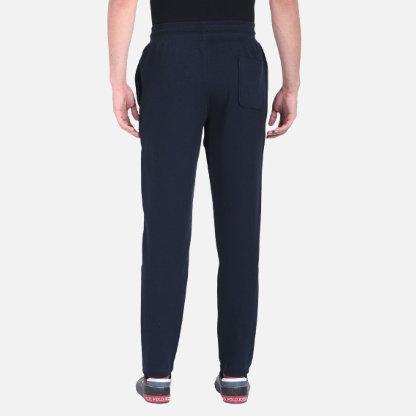 Drawstring Waist Solid Track Pant