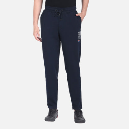 Drawstring Waist Solid Track Pant